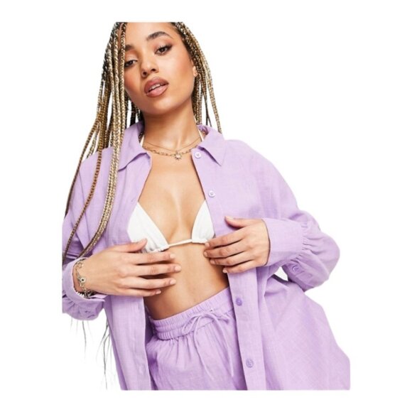 Asos Textured Beach Shirt - Picture 3 of 7